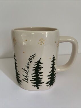 Rae Dunn Let It Snow Tree Mug